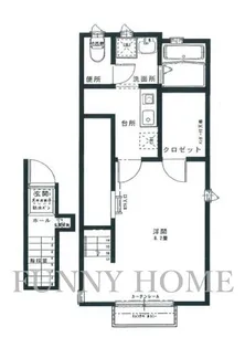 ウィン三茶【2階】の間取り