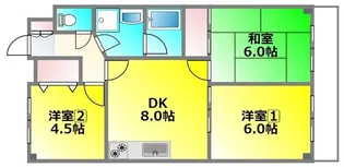 ビアーレ小金井【3階】の間取り