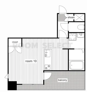 ランドハウス浄心【3階】の間取り