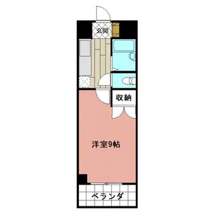 KMマンション八幡駅前【6階】の間取り