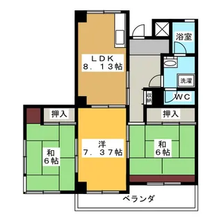 門前ビル【4階】の間取り