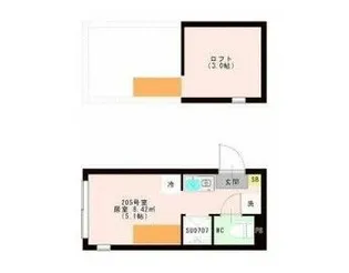 OTAS 代田橋【2階】の間取り