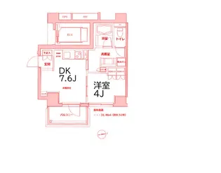 リビオ綱島【7階】の間取り