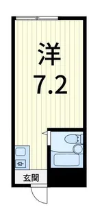キャストールユミザ【2階】の間取り