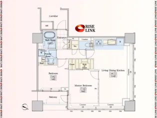 レジディアタワー上池袋(タワー棟)【13階】の間取り