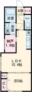 COCOCUBE GRANDE学芸大学【3階】の間取り