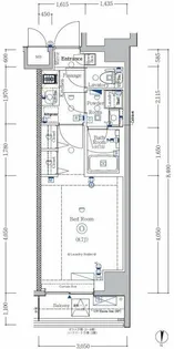 GENOVIA亀戸V【7階】の間取り