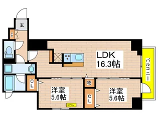 ORES【6階】の間取り