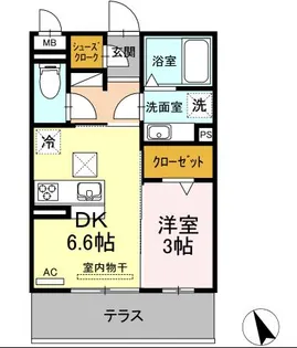 愛知県刈谷市南沖野町1【アパート】の間取り