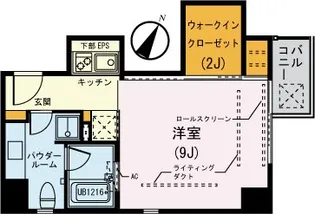 ル・コフレ【4階】の間取り