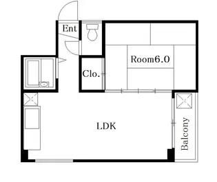 諏訪マンション【3階】の間取り