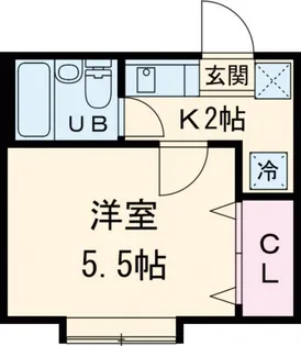 エスペランサ瑞江B【2階】の間取り
