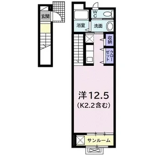ヴィラパーチ小平【2階】の間取り
