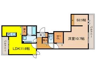 ルポゼ【2階】の間取り
