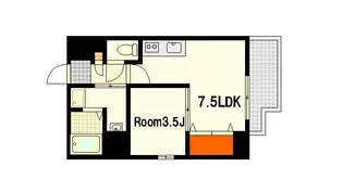KatayamaBLDG22【2階】の間取り