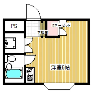 ペアハイツ池尻【3階】の間取り