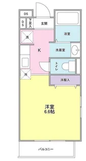 カーサ・フォンタナ【3階】の間取り