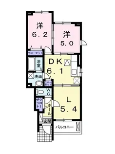 トロイガーデンII【1階】の間取り