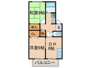 イルマーレ須磨浦【2階】の間取り