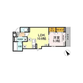 Maison Cocoru【1階】の間取り