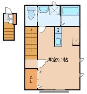 K FLAT【2階】の間取り