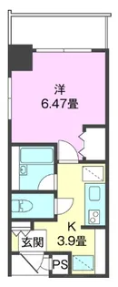 ルミエールM(O)【6階】の間取り