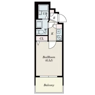 アスティナ天神橋【5階】の間取り