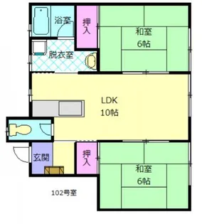 フォーサイト多久La Maison【1階】の間取り