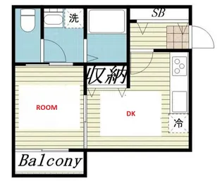 神奈川県横浜市南区睦町2【アパート】の間取り