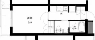 リュゼ桜上水【1階】の間取り