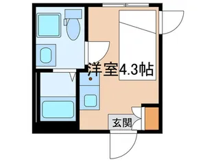 LE DIAMANT明大前【4階】の間取り