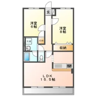 ハートフルマンション ウイル【3階】の間取り