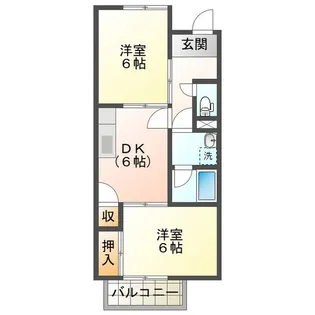 Surplusベーリアス【2階】の間取り