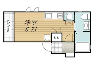 サンボナール【2階】の間取り