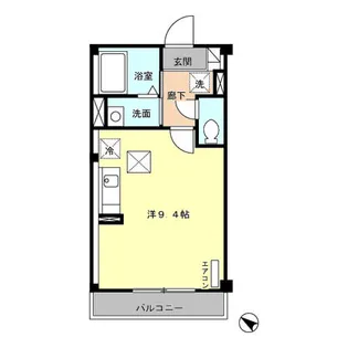 氷川台ヒルズ【1階】の間取り
