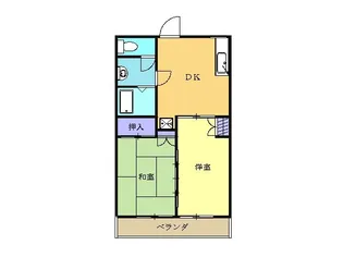 エスペランサみずの【2階】の間取り