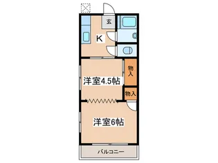 こよしコ-ポ【2階】の間取り