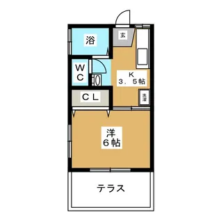 藤コーポ【1階】の間取り