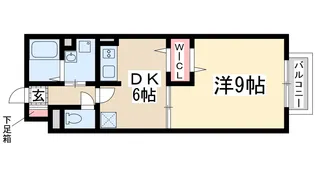 グランシャンブル【1階】の間取り
