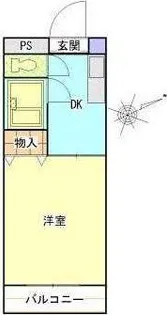 梶が谷山口ハイツ【1階】の間取り