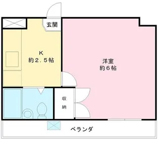 サンライト堀越【3階】の間取り