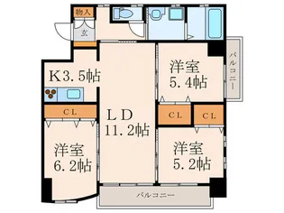 MDIロイヤルレジデンス大手町【8階】の間取り