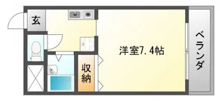 アーネスト山手Ⅱ【2階】の間取り