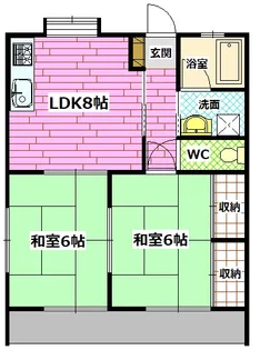 ビレッジ沖元屋【1階】の間取り