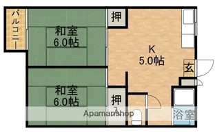 スズキコーポ【2階】の間取り