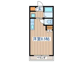 デュエル雅【2階】の間取り