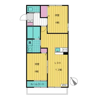 レジデンス桜が丘【1階】の間取り