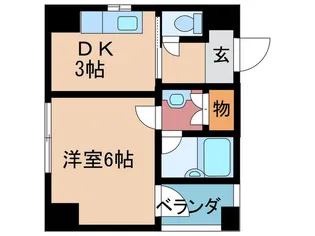 エコ-ビル【2階】の間取り