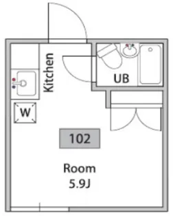 スクエア南長崎【1階】の間取り