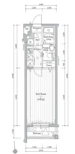 プレール・ドゥーク東中野【1階】の間取り